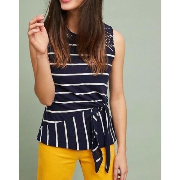 Anthropologie Tops - NWT Anthropologie Sail Away Striped Tank